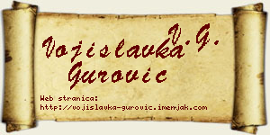 Vojislavka Gurović vizit kartica
